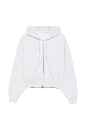 Alexander Wang zip-up hoodie - Grey