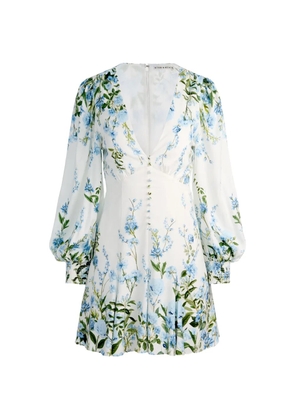 alice + olivia Irene mini dress - White