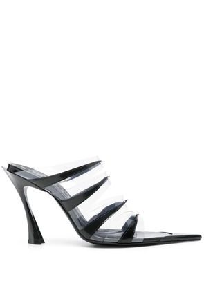 Mugler 95mm Fang sandals - White