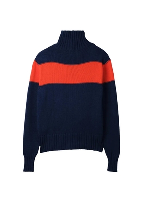 Edward Cuming striped knitted sweater - Blue
