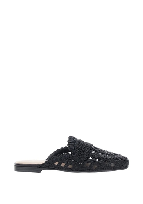 TWINSET woven mules - Black
