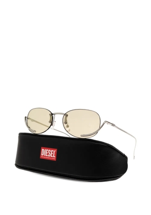 Diesel oval-frame sunglasses - Silver