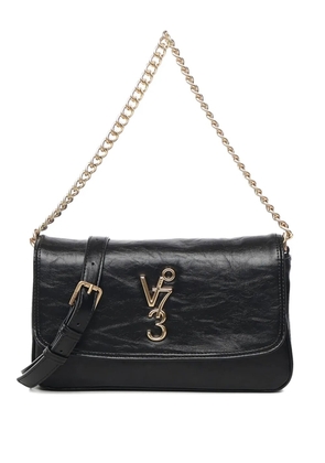 V°73 Louise logo-plaque shoulder bag - Black
