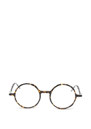 Kuboraum round frame glasses - Brown