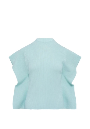 CFCL ribbed funnel-neck top - Blue