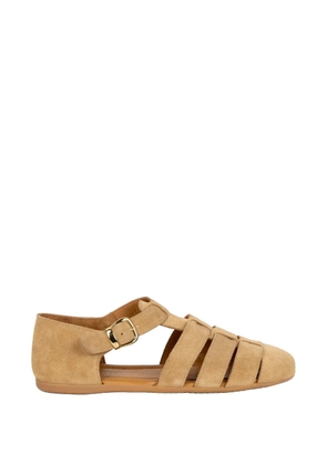 Stokton buckle suede sandals - Neutrals