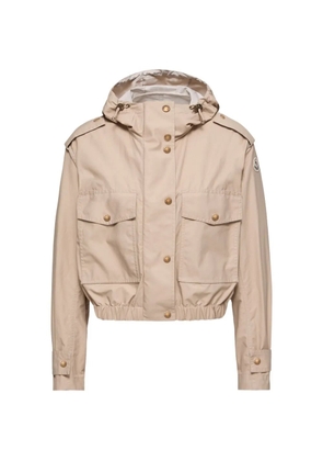 Moncler Carex button-fastening flap-pocket jacket - Neutrals