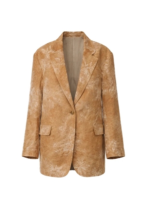 R13 single-breasted blazer - Neutrals
