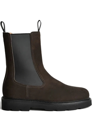 Henderson Baracco suede pull-tab boots - Brown