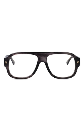 DSQUARED2 EYEWEAR geometric-frame glasses - Black