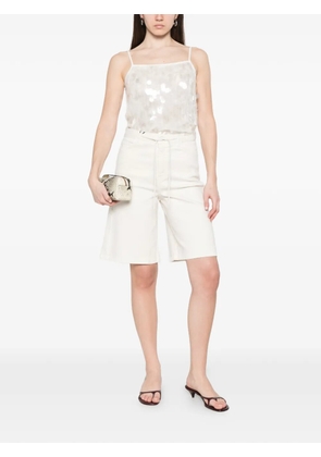 Marella Mela sequin strap top - Neutrals