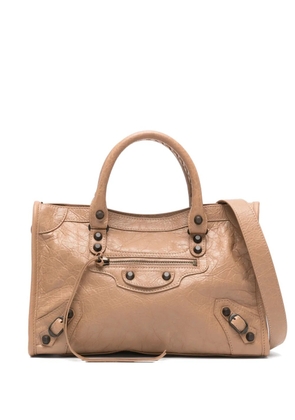 Balenciaga small Le City tote bag - Brown