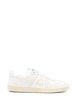 Premiata perforated leather sneakers - Neutrals