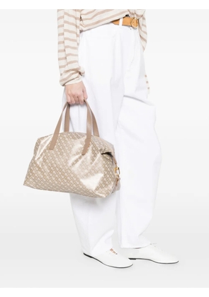 Gherardini monogram top handle tote bag - Neutrals
