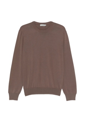 Canali crew-neck sweater - Brown