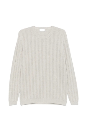SCAGLIONE ribbed knit sweater - Neutrals
