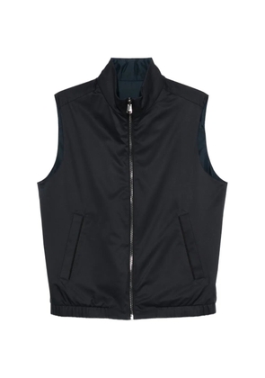 Canali zip sleeveless gilet - Blue