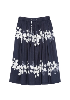 Iceberg floral-print skirt - Blue