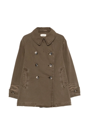 6397 Great double-breasted collared jacket - Brown