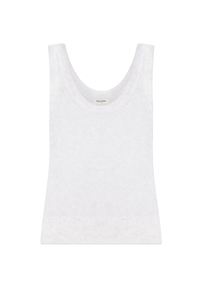 American Vintage scoop-neck top - White
