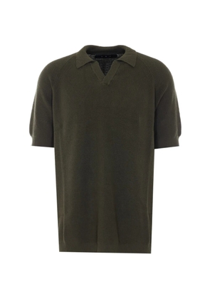 JG1 V-neck short-sleeved sweater - Green