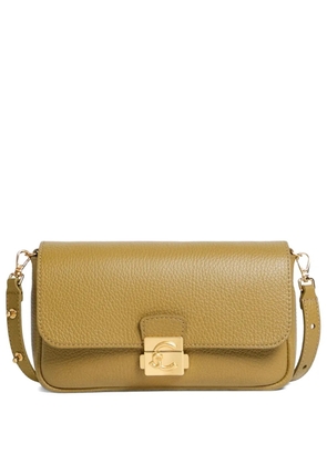 Coccinelle mini C-Me Lock leather shoulder bag - Green