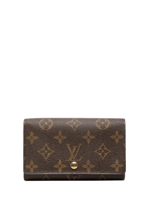 Louis Vuitton Pre-Owned 2010 Monogram Porte Monnaie Tresor Wallet small wallets - Brown