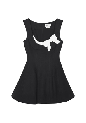 SHUSHU/TONG bow-embellishment midi dress - Black