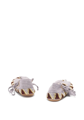 KASHURA High crochet ballet flats - Grey