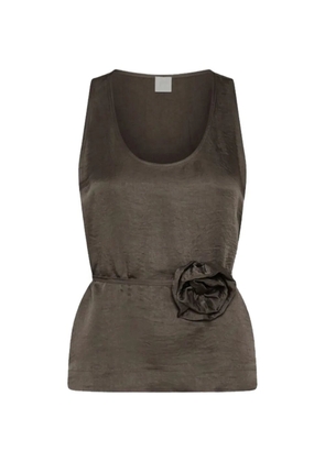 Marella floral appliqué tank top - Green