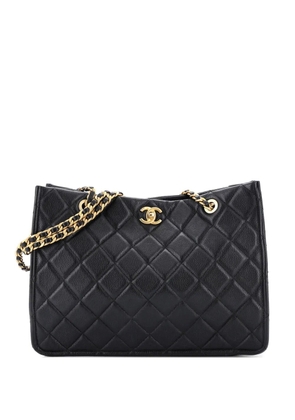 CHANEL Pre-Owned Sweet Classic Shopping Quilted Caviar Large tote bag - Black