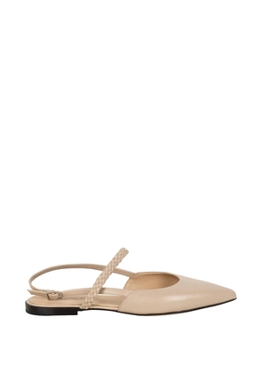 Pomme D´Or braided-strap flat pumps - Neutrals