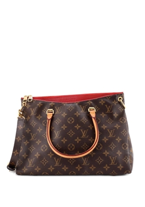 Louis Vuitton Pre-Owned Pallas Tote Monogram Canvas with Leather BB shoulder bag - Brown