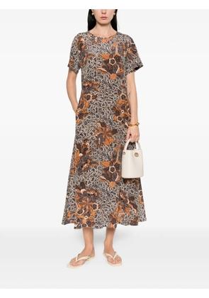 Weekend Max Mara floral dress - Brown