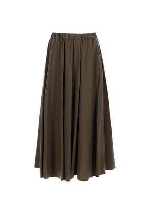 ASPESI elasticated midi skirt - Brown