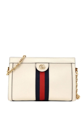 Gucci Pre-Owned Ophidia Chain Shoulder Bag Leather Small crossbody bag - White