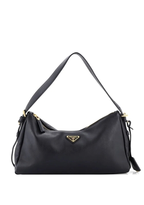 Prada Pre-Owned Aimee Shoulder Bag Leather Medium hobo bag - Black