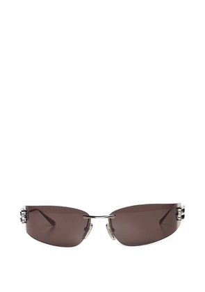 Balenciaga logo-detail sunglasses - Silver
