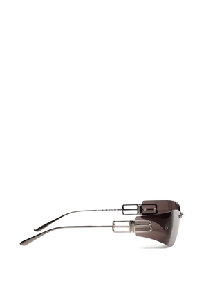 Balenciaga logo-detail sunglasses - Silver