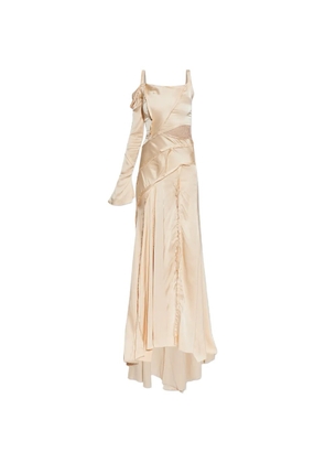 Blumarine satin dress - Neutrals