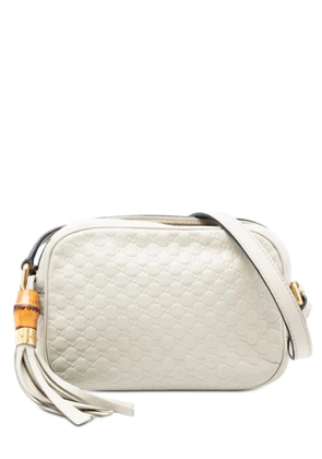 Gucci Pre-Owned 2016-2026 Microguccissima Sunshine Disco Camera Bag crossbody bag - White