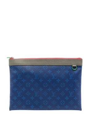 Louis Vuitton Pre-Owned 2018 Monogram Pacific Outdoor Apollo Pochette clutch bag - Blue