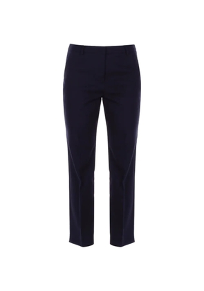 Weekend Max Mara straight-leg chino trousers - Blue
