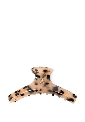 Patrizia Pepe Fly-motif hair clip - Brown