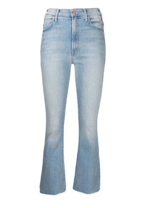 MOTHER high-rise ankle-length bootcut jeans - Blue