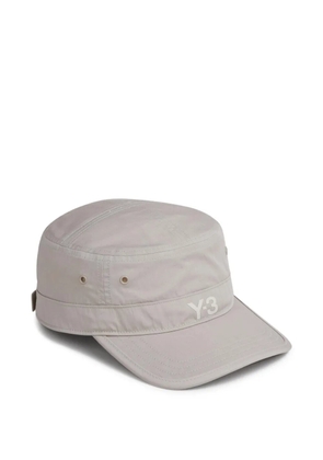 Y-3 logo-detail peak hat - Neutrals