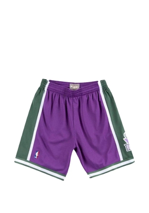 Mitchell & Ness NBA Swingman Milwaukee Bucks Road 0001 'Purple' shorts