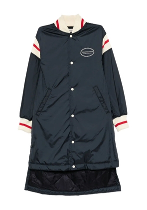 Undercover patchwork coat - Blue