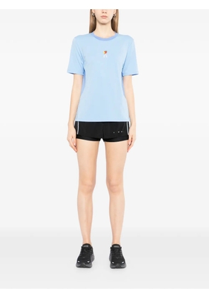 On round-neck logo T-shirt - Blue