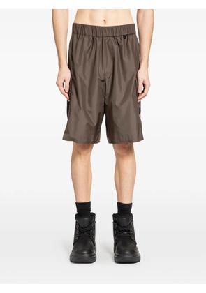 Moncler elasticated-waist shorts - Brown